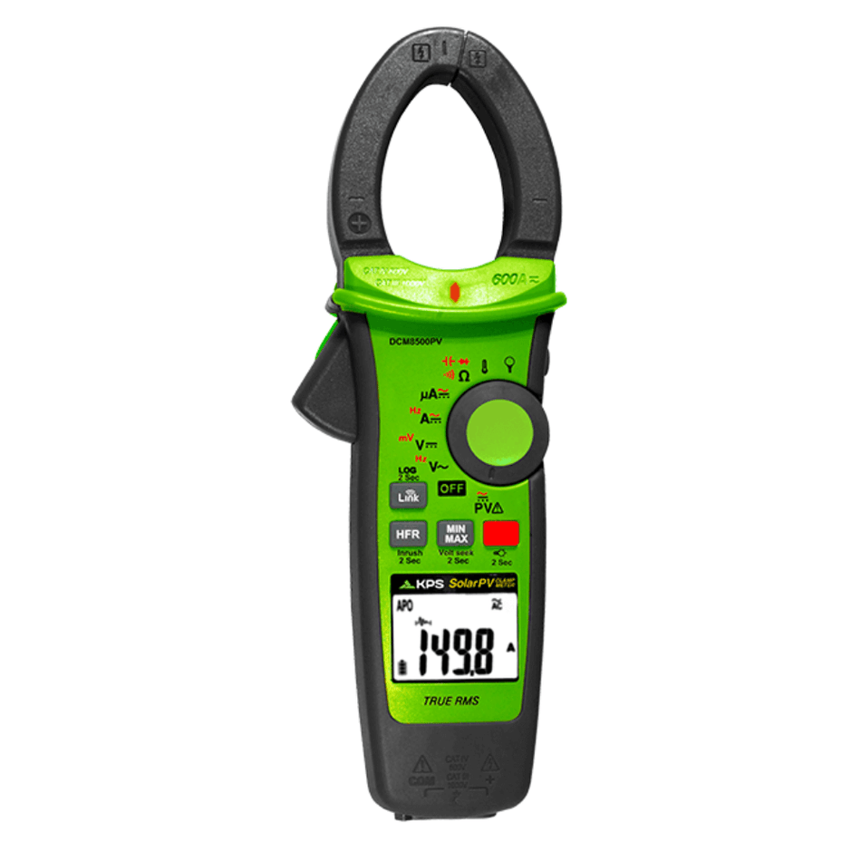 Clampmetru digital pentru sisteme fotovoltaice, 600A AC/DC, KPS DCM8500PV