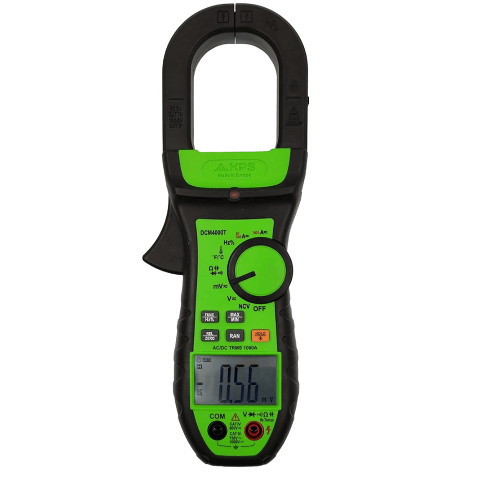 Clampmetru digital profesional, TRMS, 1000A AC/DC, KPS DCM4000T