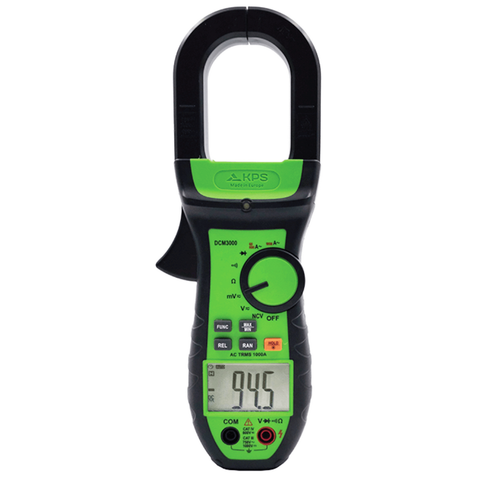 Clampmetru digital True-RMS, 1000A AC, 1000VDC/750VAC, KPS DCM3000