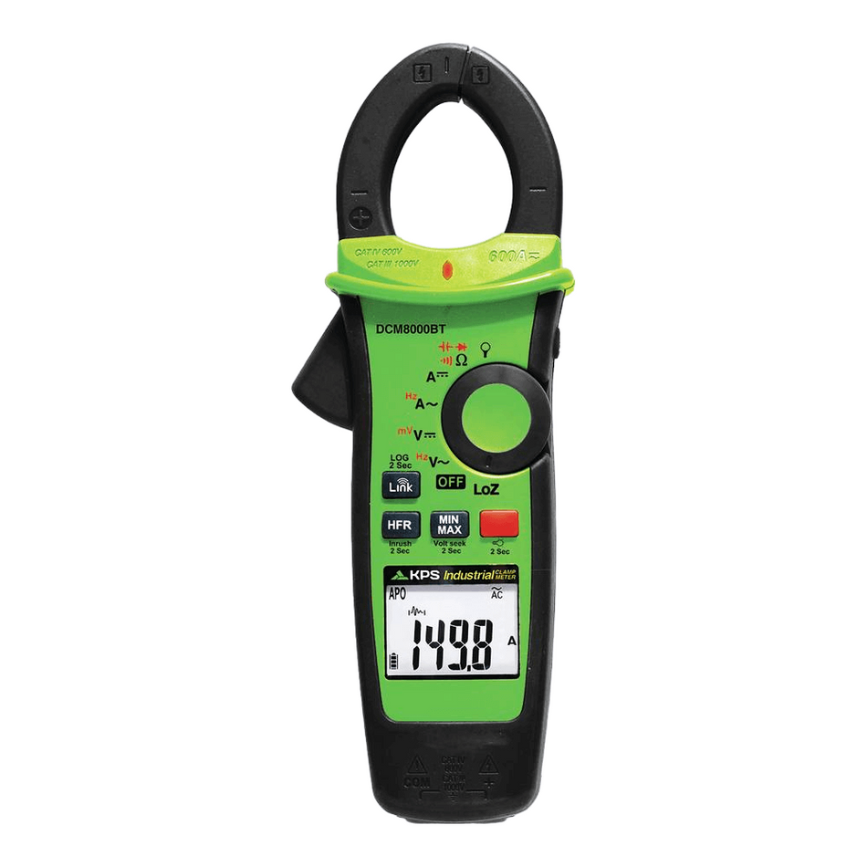 Clampmetru pentru sisteme HVAC, Bluetooth, 600A AC/DC, KPS DCM8000BT