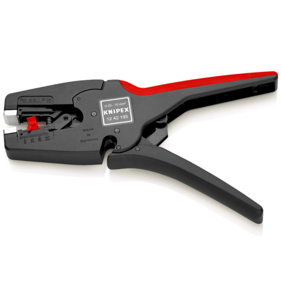 Cleste automat pentru dezizolat conductori, 0.03 - 10.0 mm², Knipex MultiStrip 12 42 195