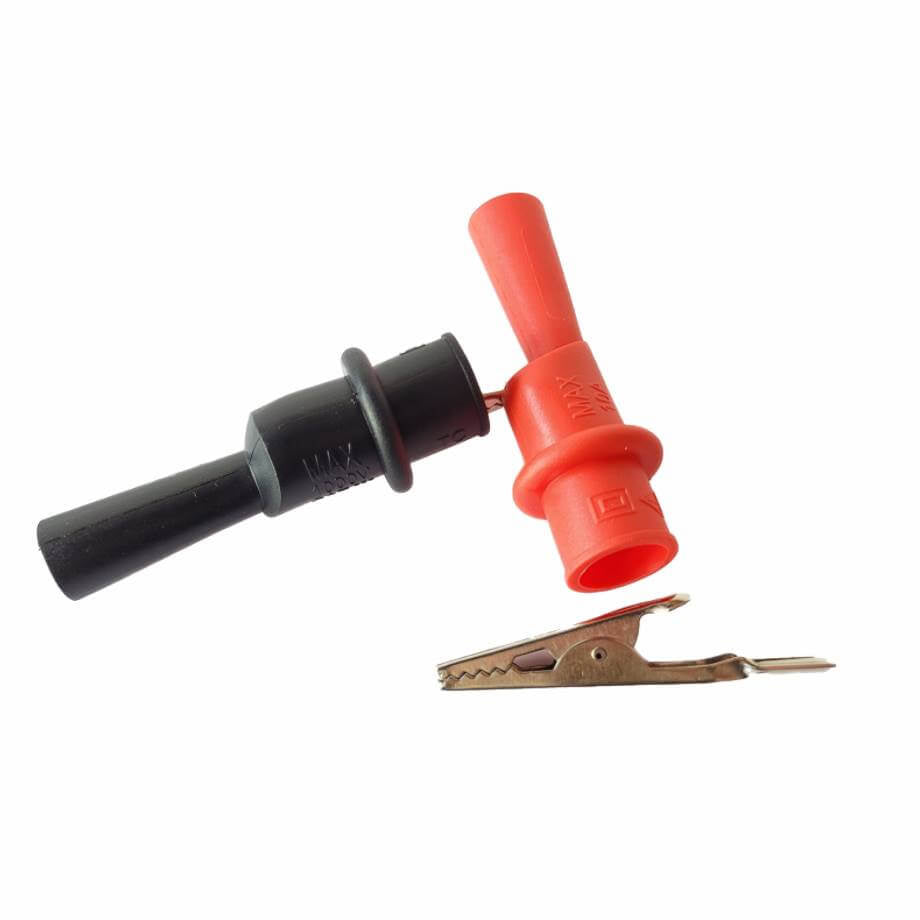 Set crocodili 1000V 10A CAT III
