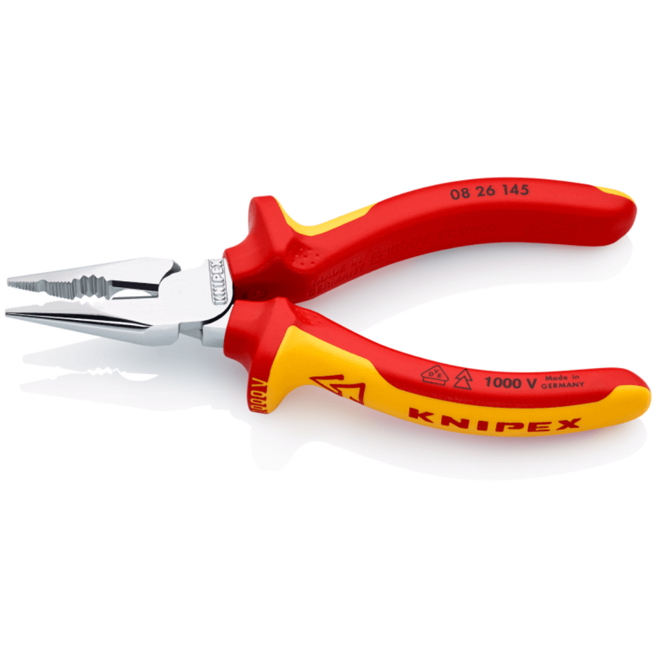 Cleste multifunctional VDE cu cioc Knipex 08 26 145, 145mm