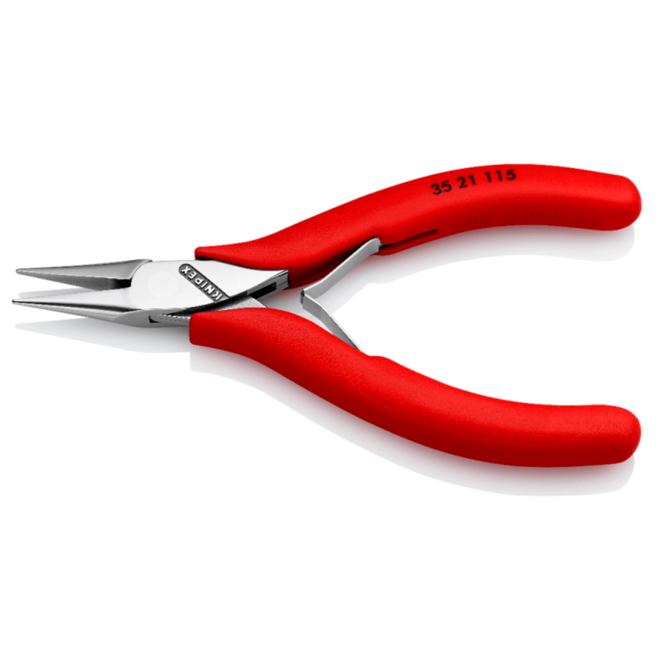 Cleste de precizie cu cioc semirotund, Knipex 35 21 115