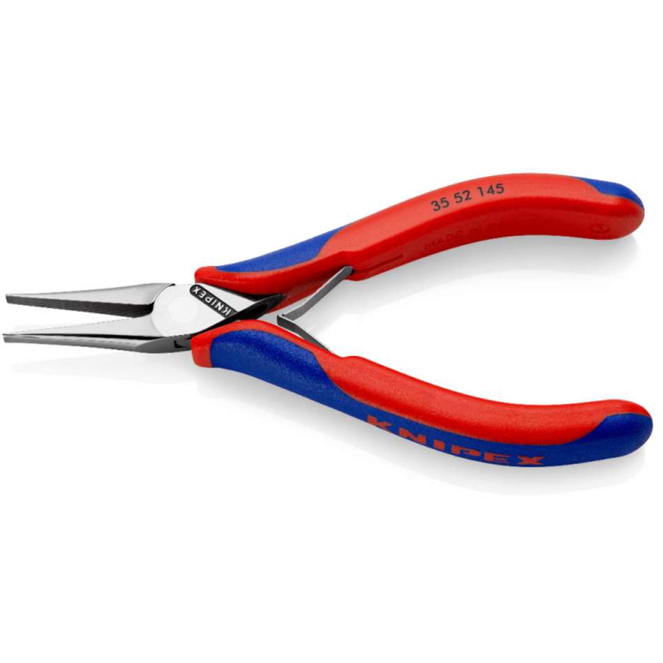 Cleste de precizie cu cioc lung plat, Knipex 35 52 145