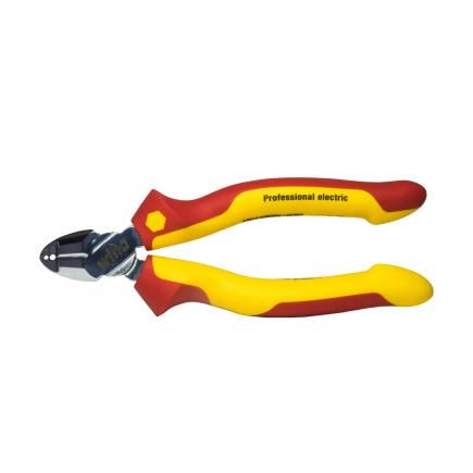 Cleste diagonal profesional VDE pentru dezizolare electrica DynamicJoint® Wiha 26745
