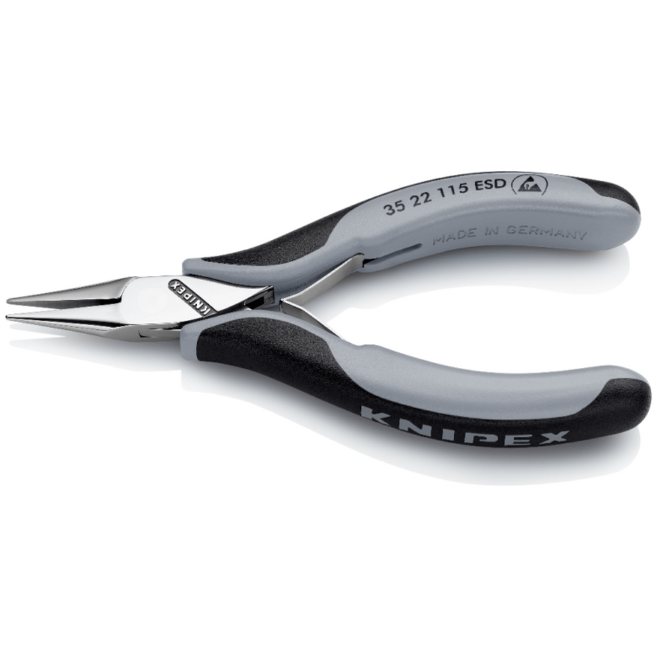 Cleste ESD de precizie pentru sisteme electronice, Knipex 35 22 115 ESD