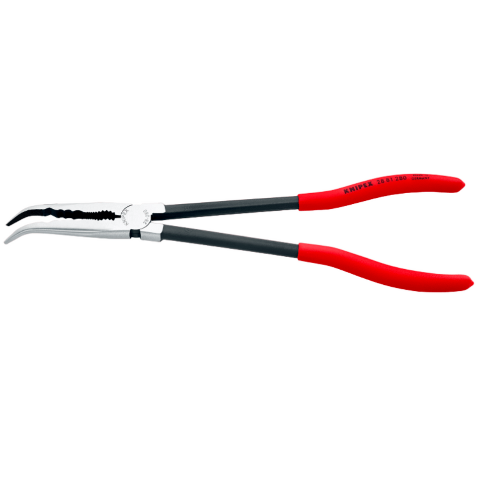 Cleste lung cu varf curbat 280mm, Knipex 28 81 280