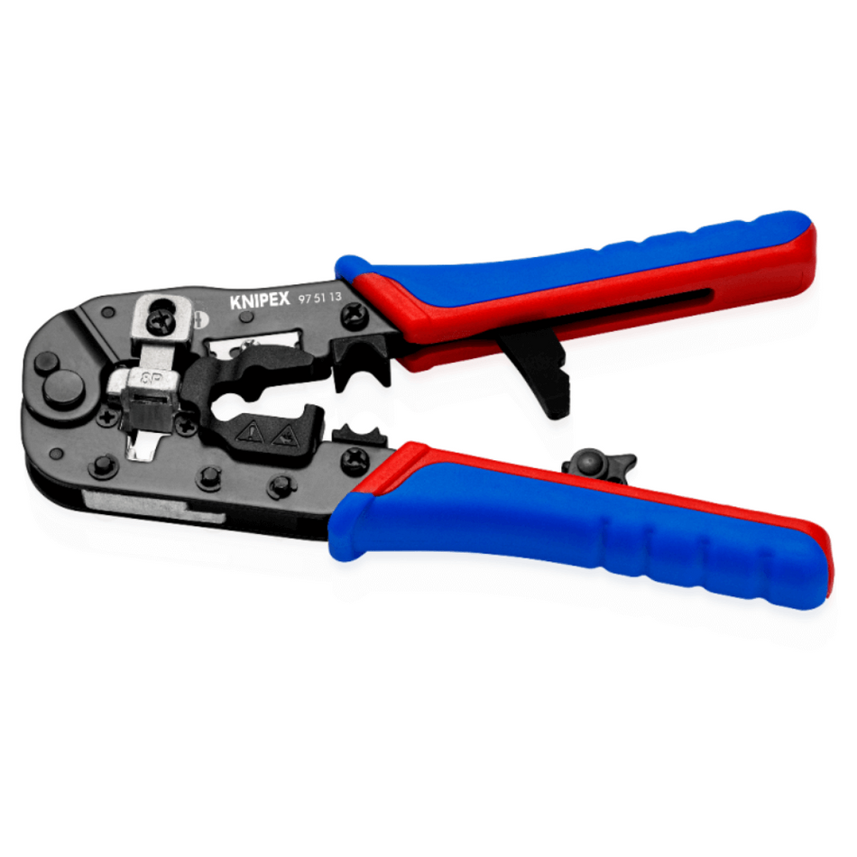 Cleste sertizare mufe de retea RJ45, 190mm, Knipex 97 51 13