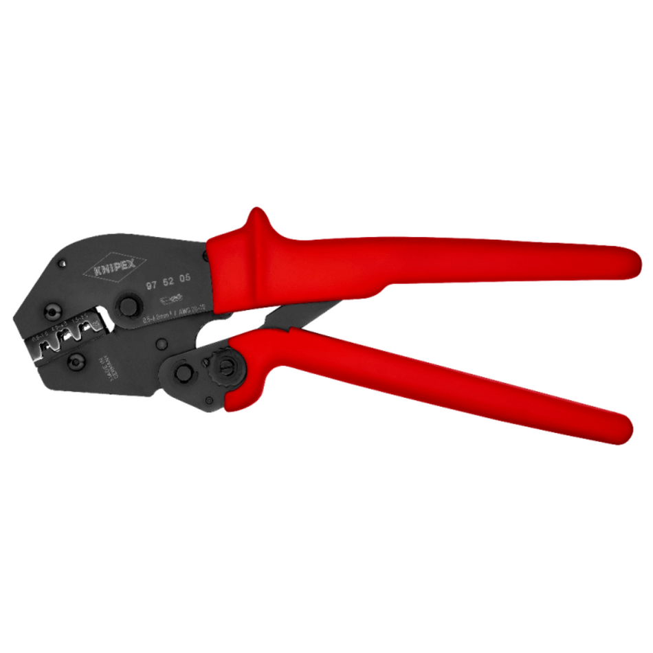 Cleste sertizare conectori neizolati, operare cu doua maini, 0.5 - 6 mm², Knipex 97 52 05