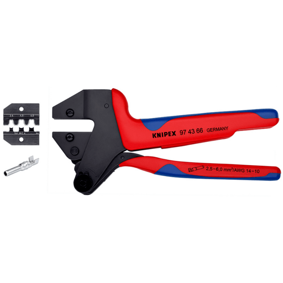 Cleste sertizare conectori solari MC4 Multi-Connect, 2.5/4/6 mm², Knipex 97 43 66