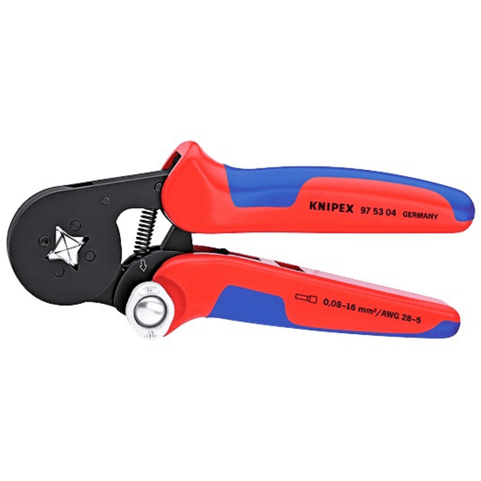 Cleste sertizare pini 0.08-16mm² cu autoreglaj, Knipex 97 53 04