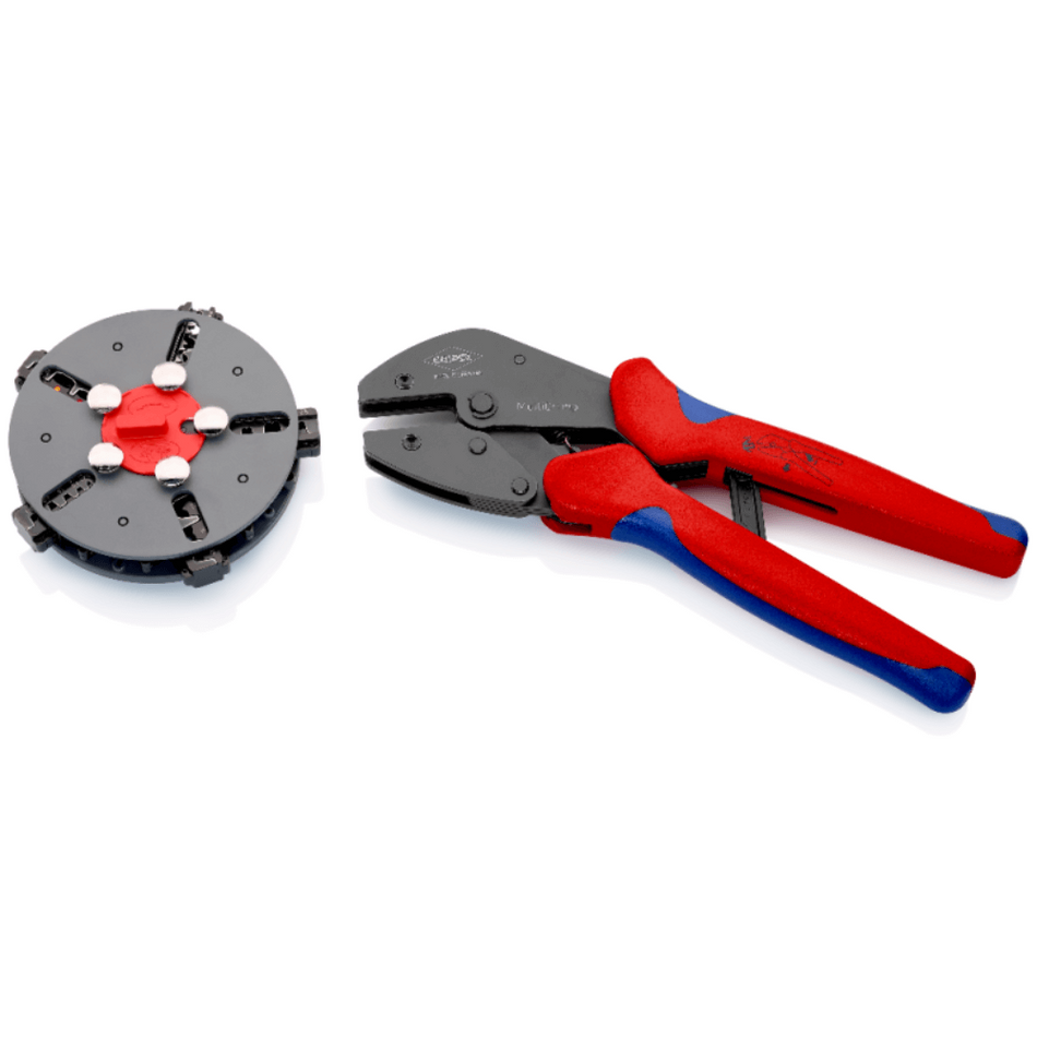 Cleste sertizare pini cu magazie pentru adaosuri, Knipex MultiCrimp 97 33 02