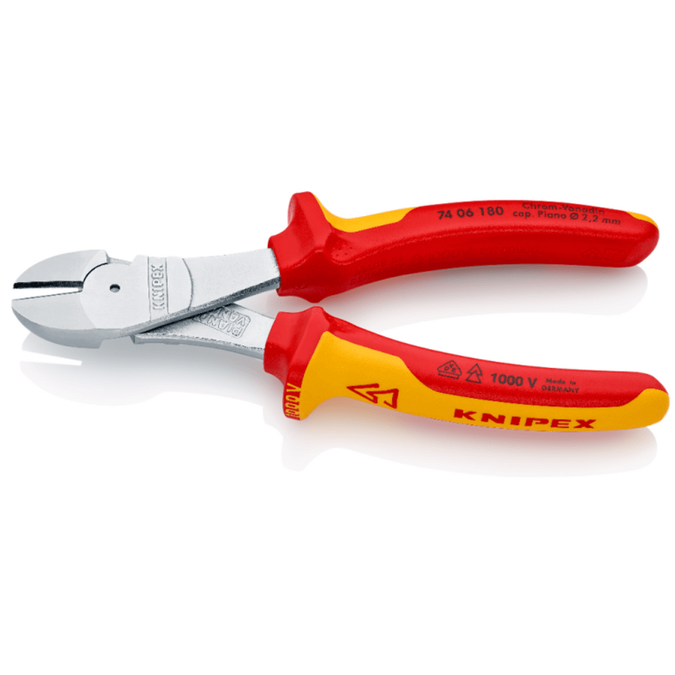 Cleste VDE cu tais lateral, 180mm, Knipex 74 06 180