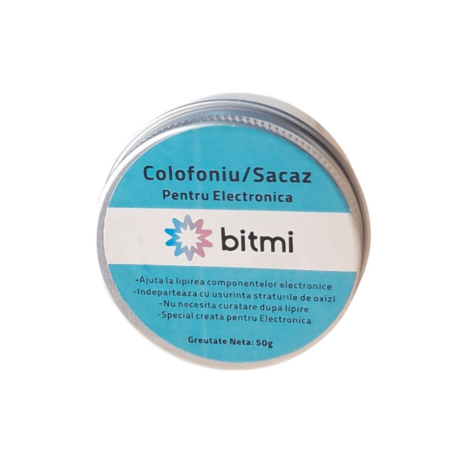 Colofoniu 50g pentru lipituri electronice, Bitmi 10114