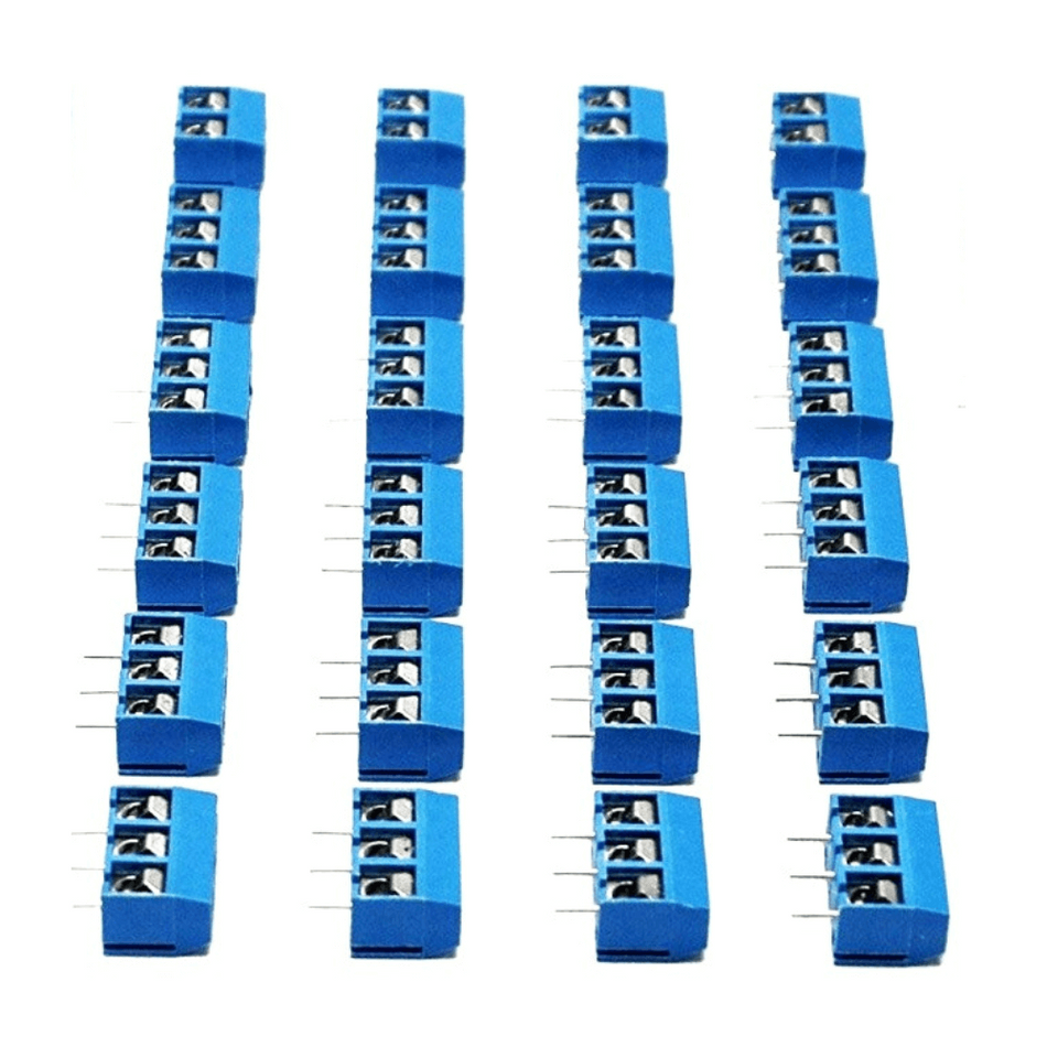 Conector terminal cu surub, 3 pini, 5.08-301-3P