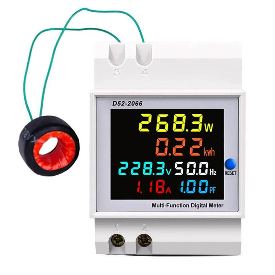 Contor electric cu afisarea parametrilor in timp real TAXNELE D52-2066, bobina externa