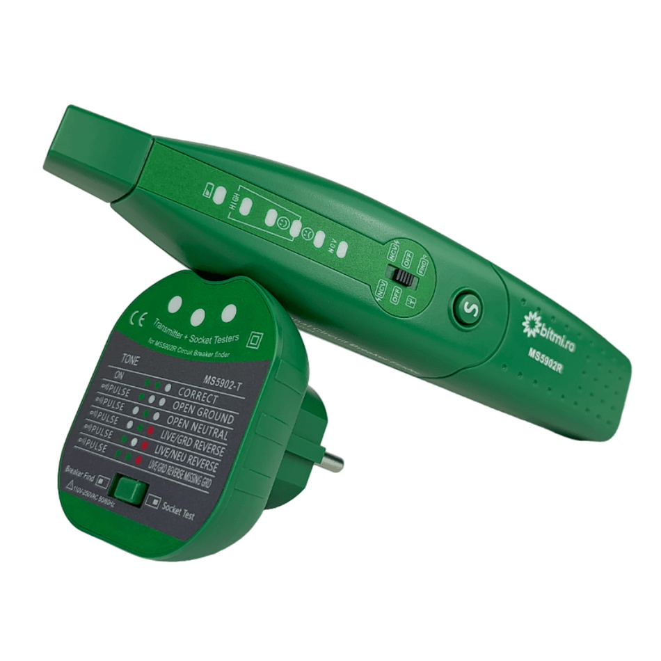 Detector de sigurante si circuite cu tester de priza, Bitmi 10207