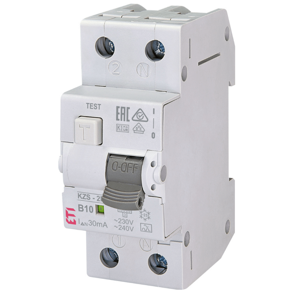 Diferential RCBO KZS-2M A B10/0.03 ETI 002173202
