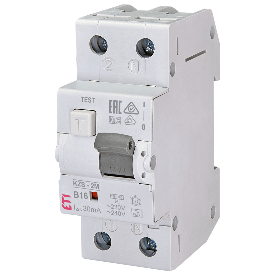 Diferential RCBO KZS-2M A B16/0.03 ETI 002173204