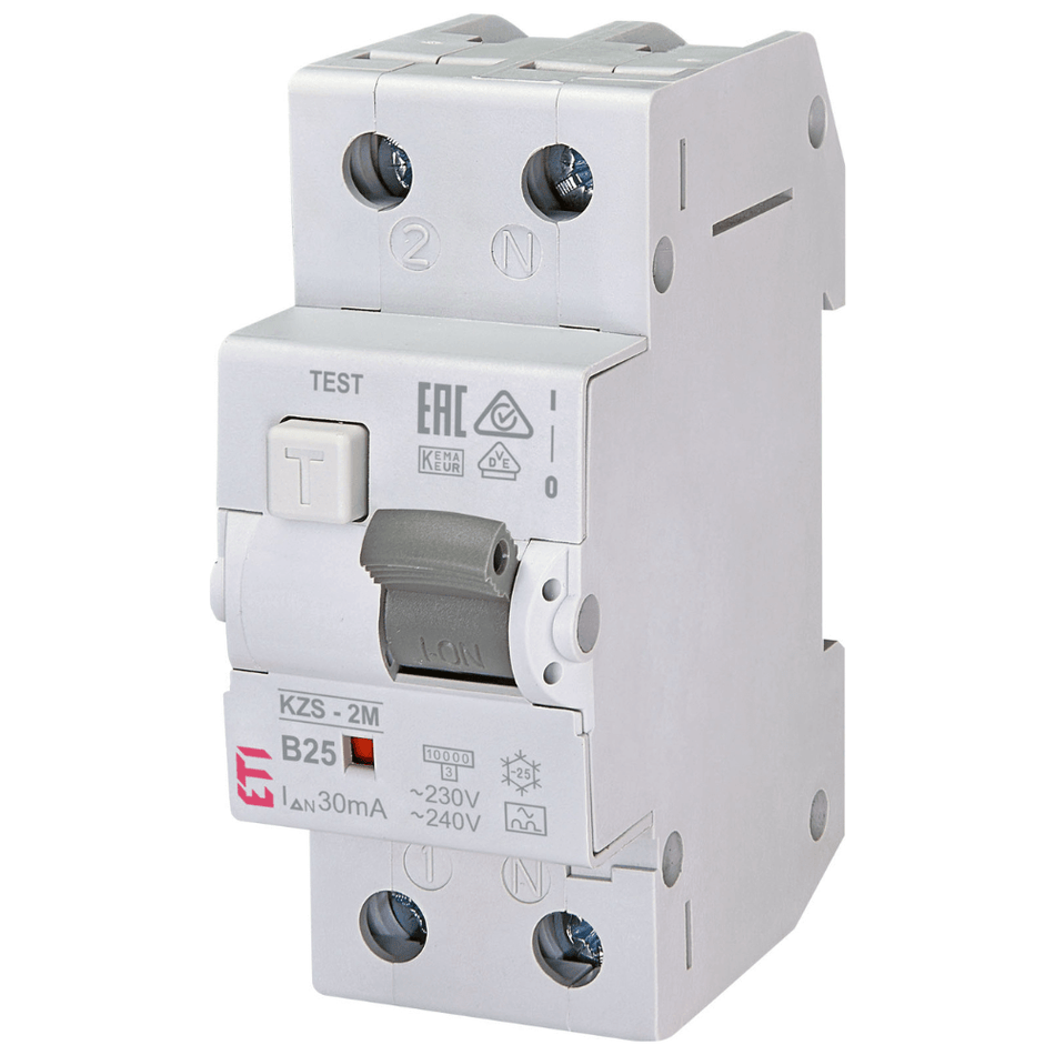 Diferential RCBO KZS-2M A B25/0.03 ETI 002173206