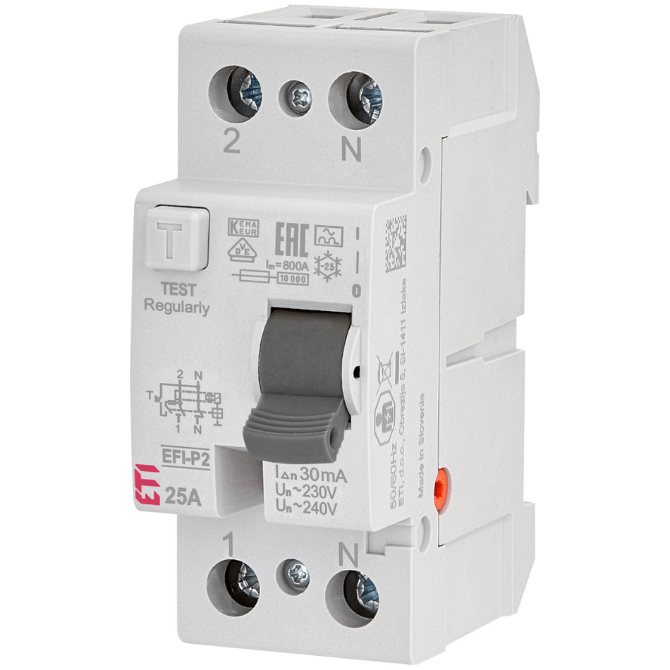 Diferential RCCB EFI-P2 A 25/0.03 ETI 002061111