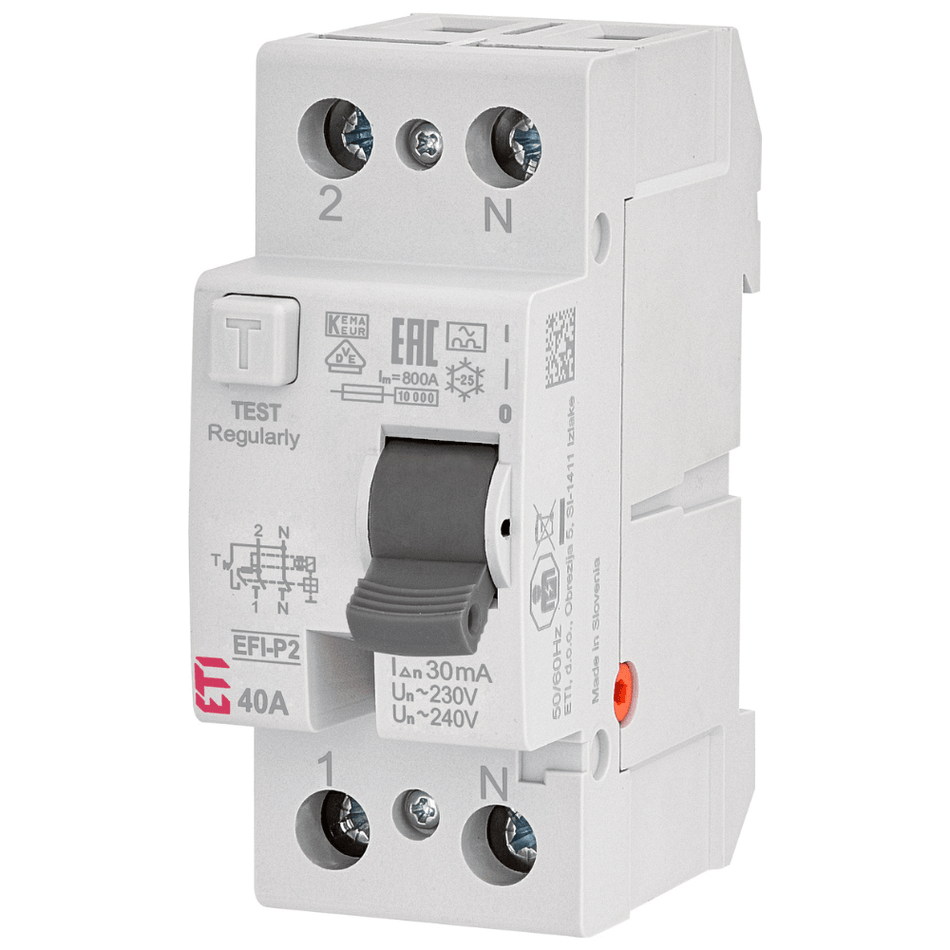 Diferential RCCB EFI-P2 A 40/0.03 ETI 002061112