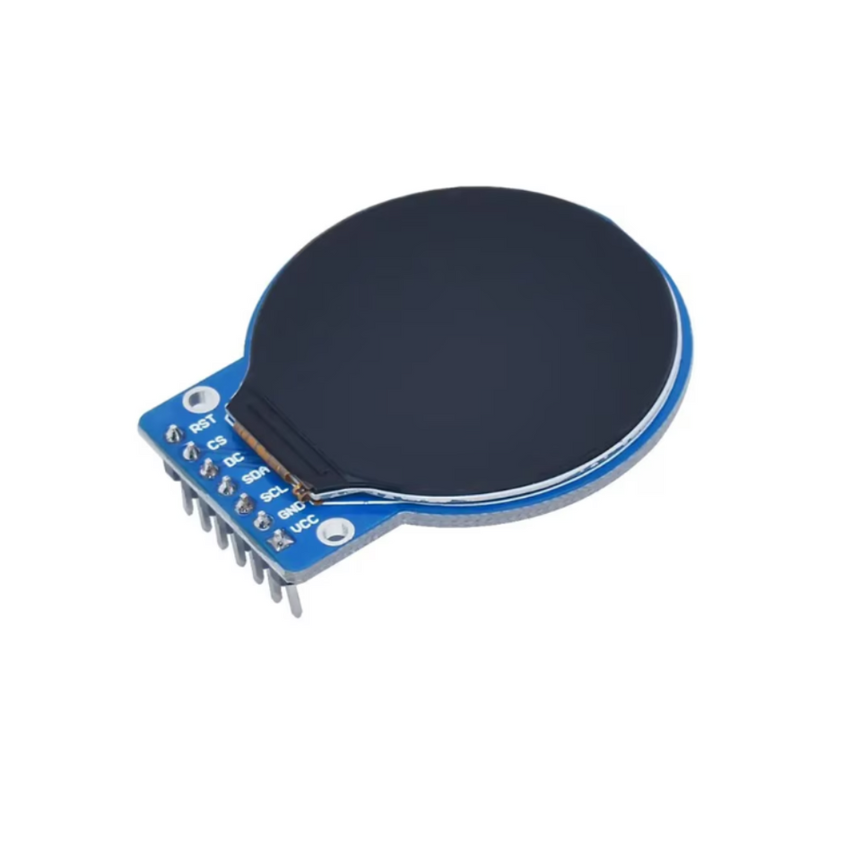 Ecran OLED rotund 1.2" GC9A01, cu interfata SPI