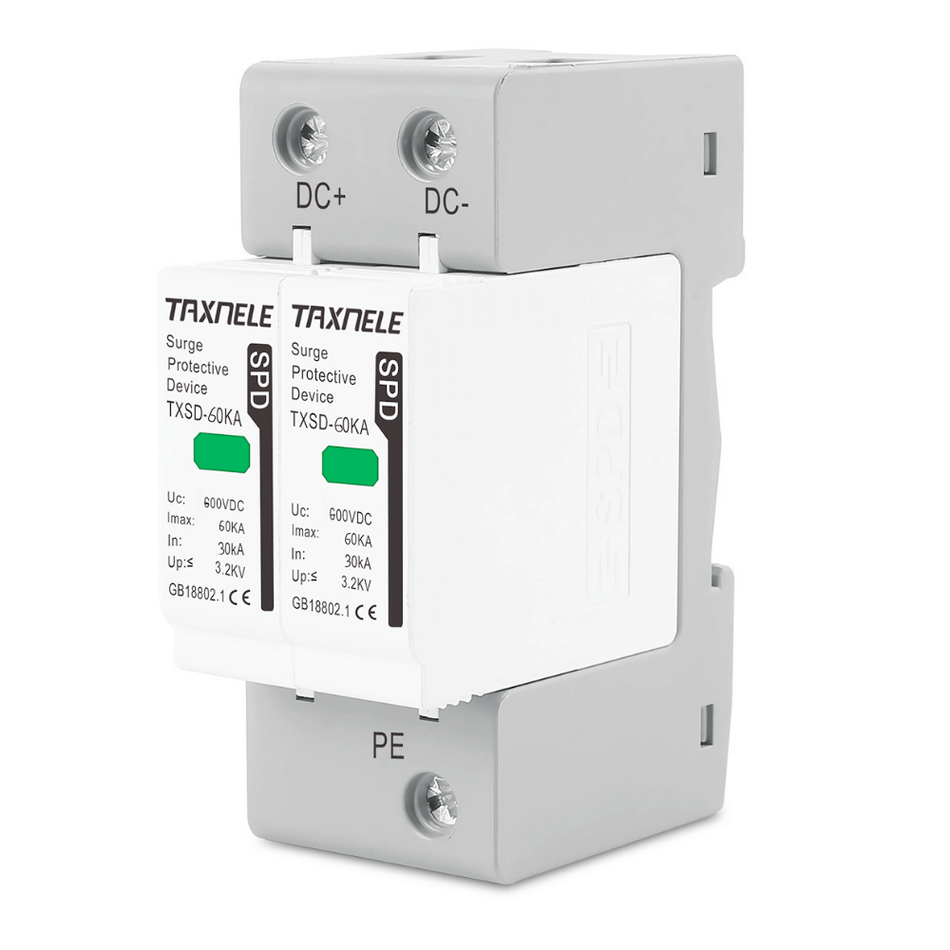 Protectie la supratensiune SPD pentru sisteme fotovoltaice, TAXNELE TXSD-60KA-2P-600V
