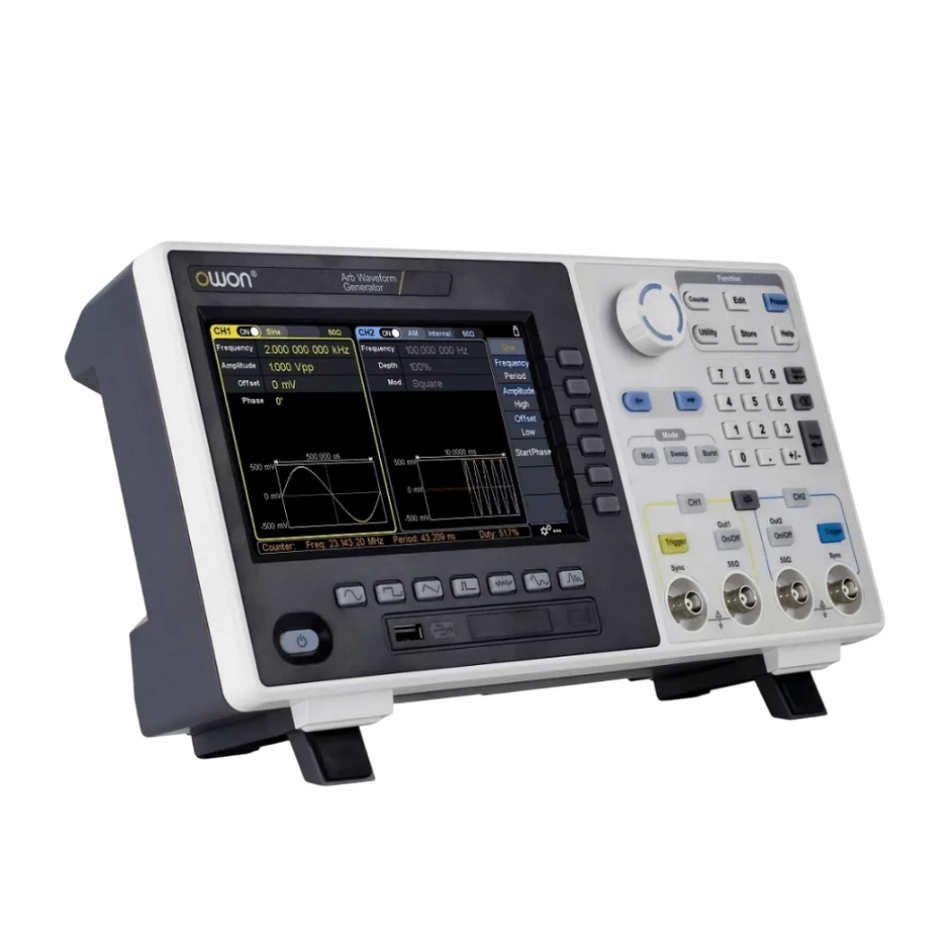 Generator de semnal, 2 canale, 100MHz, 500MS/s, OWON XDG2100