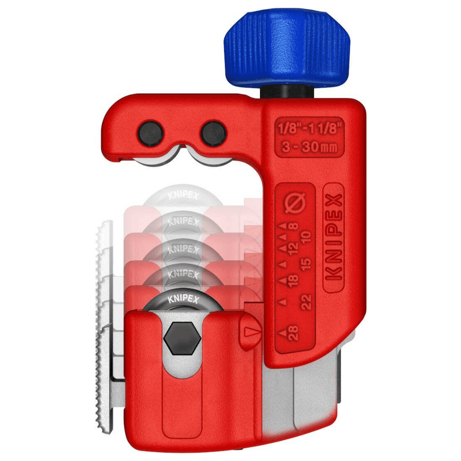Unealta de taiat tevi din cupru si inox, Ø 3 – 30 mm, Knipex TubiX S 90 31 01