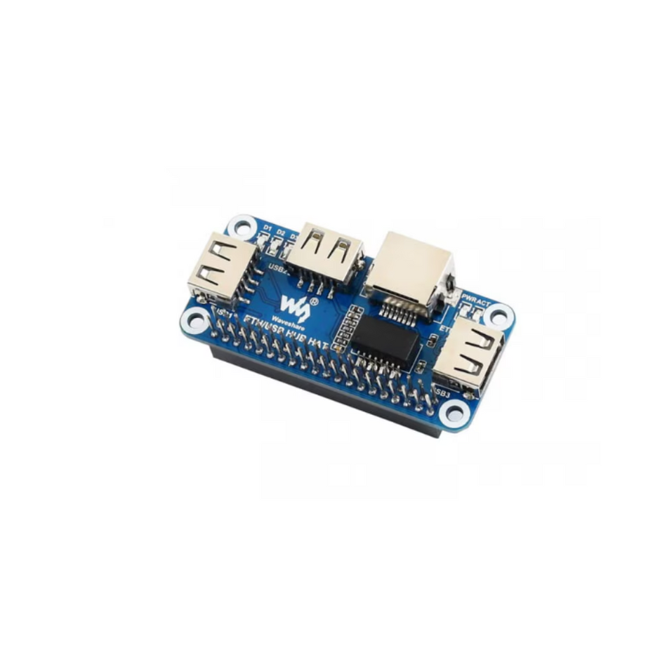 Placa de expansiune USB si Ethernet pentru Raspberry Pi cu 3 porturi USB 2.0 si RJ45