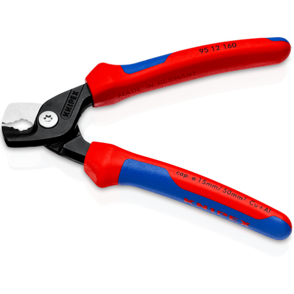 Cleste foarfeca pentru taiat cabluri, Knipex StepCut 95 12 160