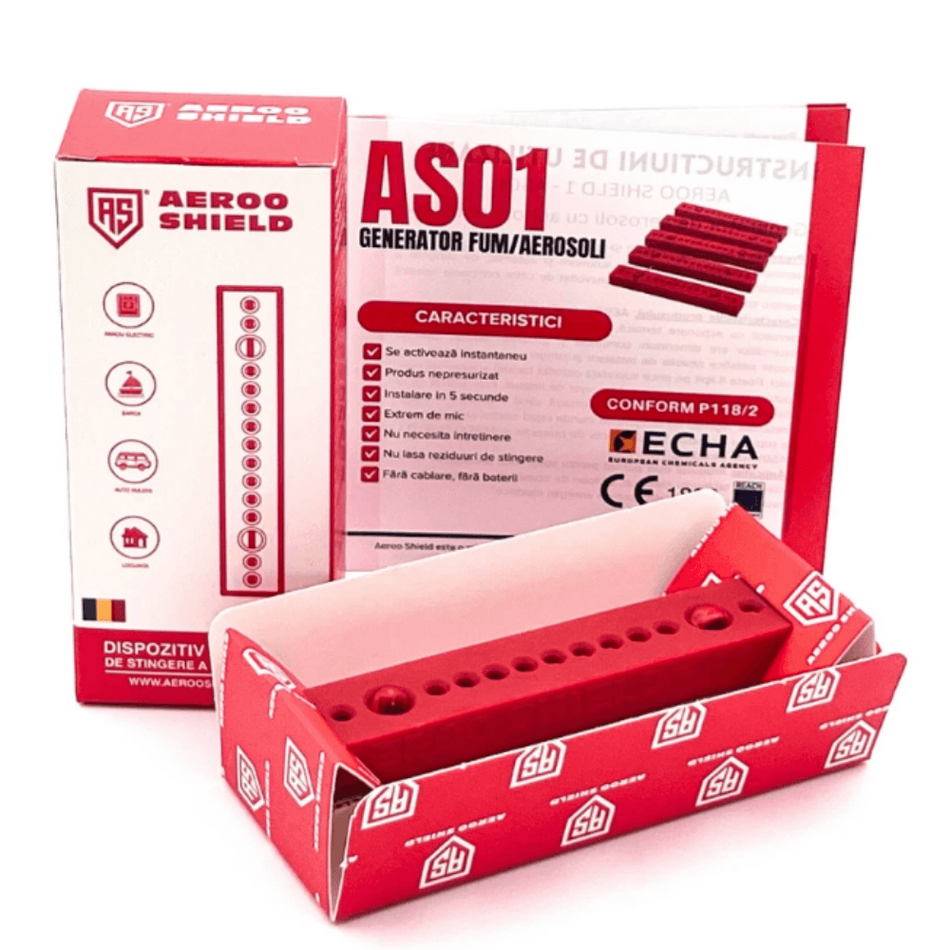 Dispozitiv stingere incendiu tablouri electrice, Aeroo Shield AS01