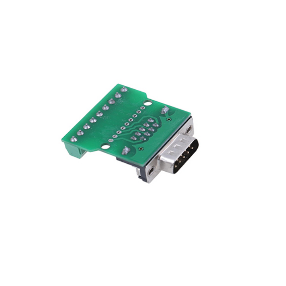 Conector DB9 tata, terminal cu surub, 9 pini, RS232/RS485