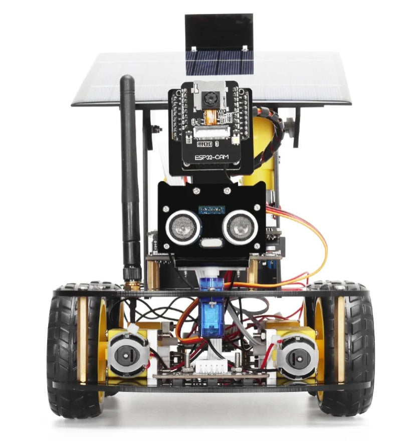 Kit de robot ESP32 cu programare Arduino si functie de urmarire solara, Bitmi 11736