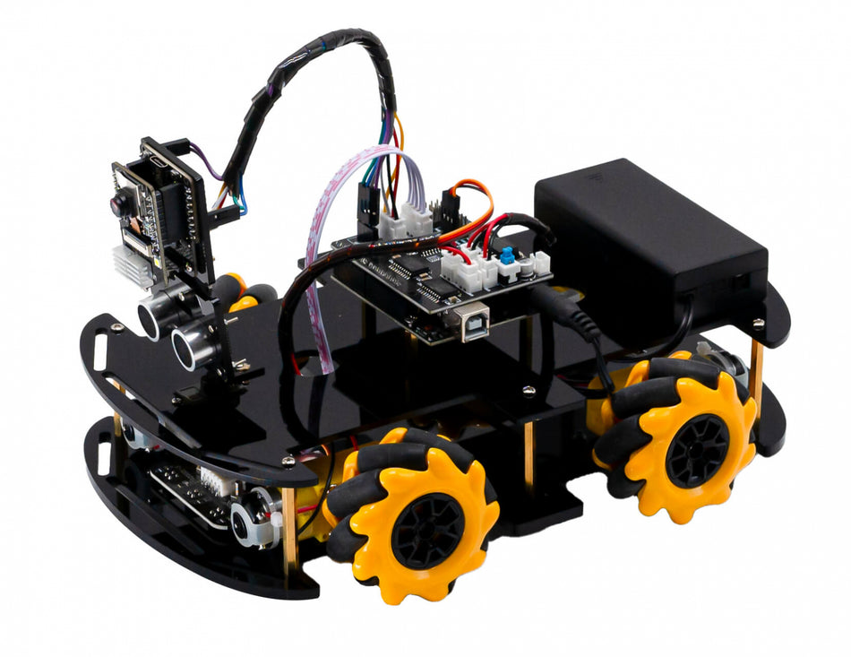 Kit de robot ESP32 cu roata omnidirectionala mecanum, Bitmi 10005