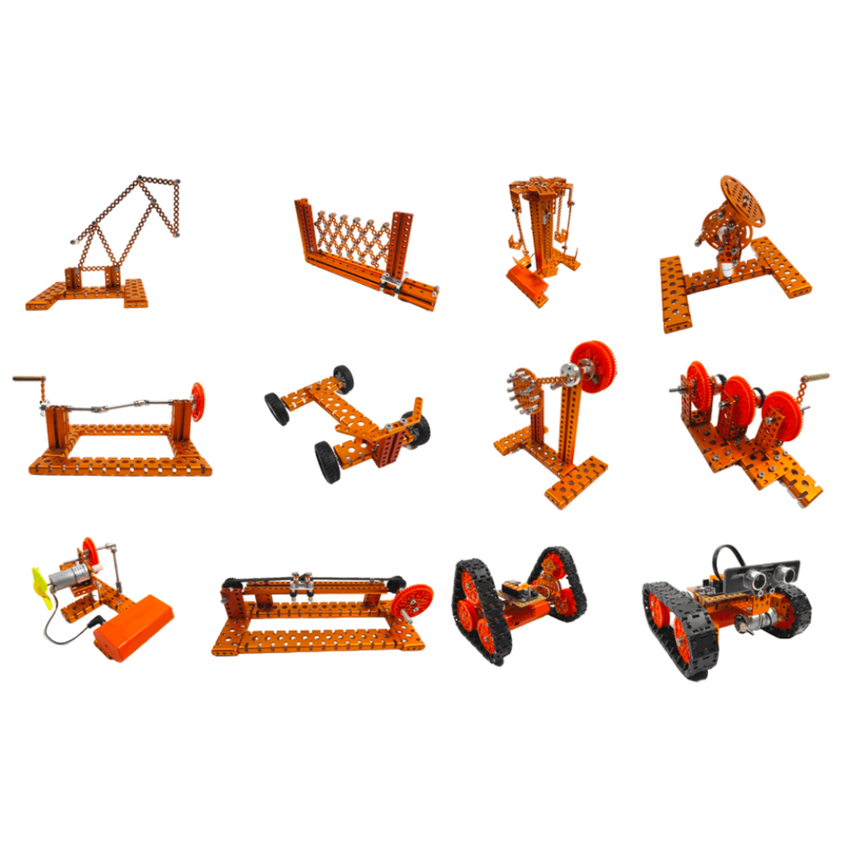 Kit educational STEM de Electronica si Mecanica cu 20 de lectii, 181010