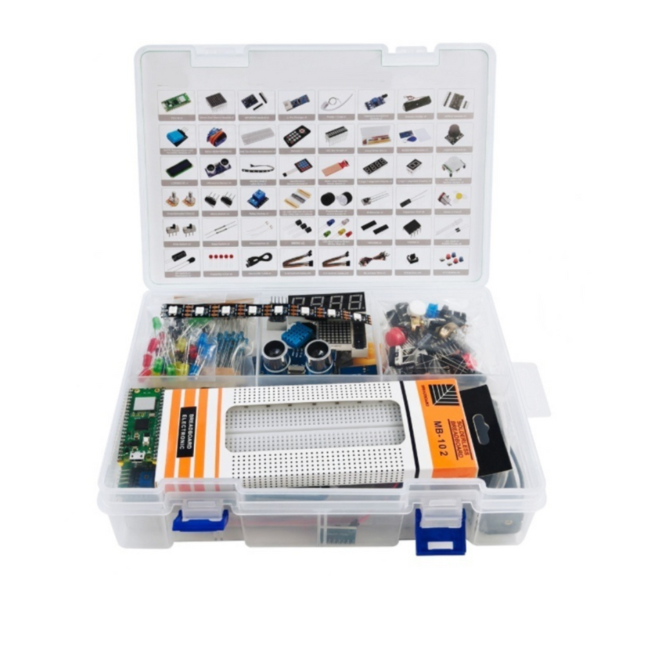 Kit electronic compatibil Raspberry Pi Pico W, Bitmi 12649