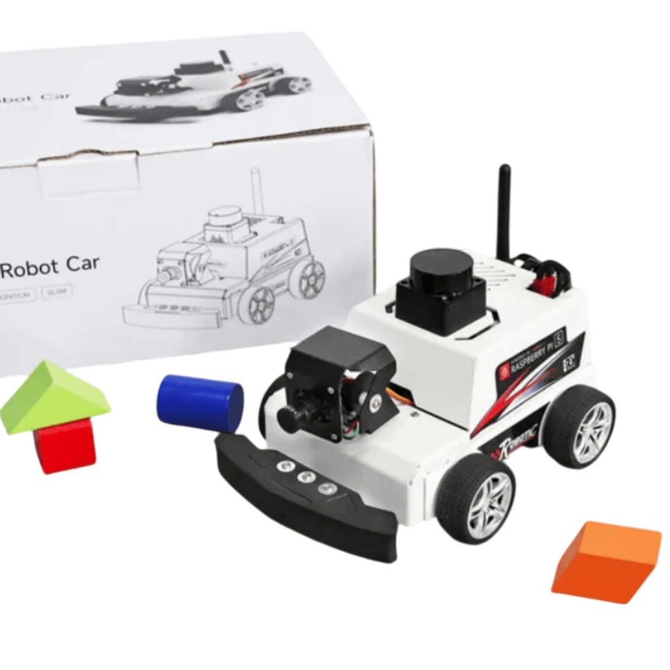 Kit robot STEM cu Lidar, MicroROS-Pi 5, compatibil Raspberry Pi 5