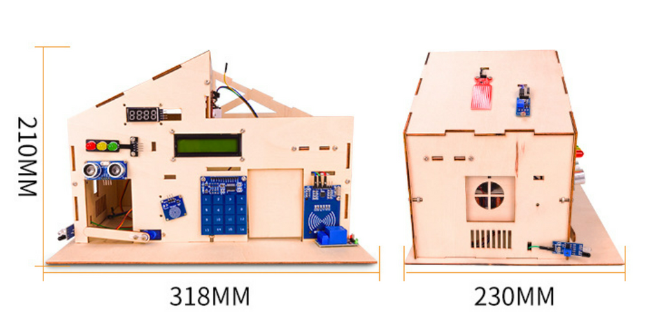 Kit educational casa inteligenta cu Arduino, Bitmi 12127