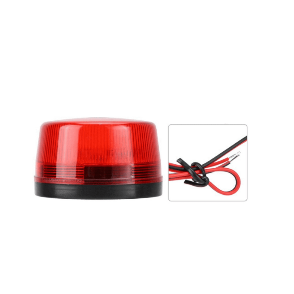 Lampa de avertizare LED rosu 12V