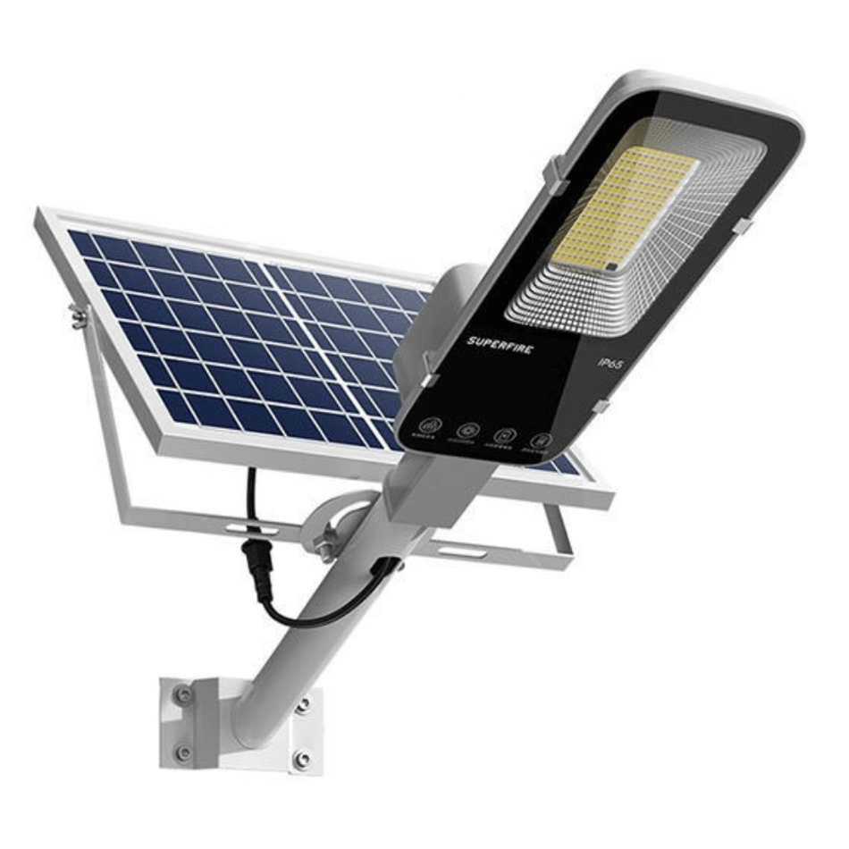 Lampa solara stradala, 1400 lumeni, 486W, 20000 mAh, Superfire FF5-D