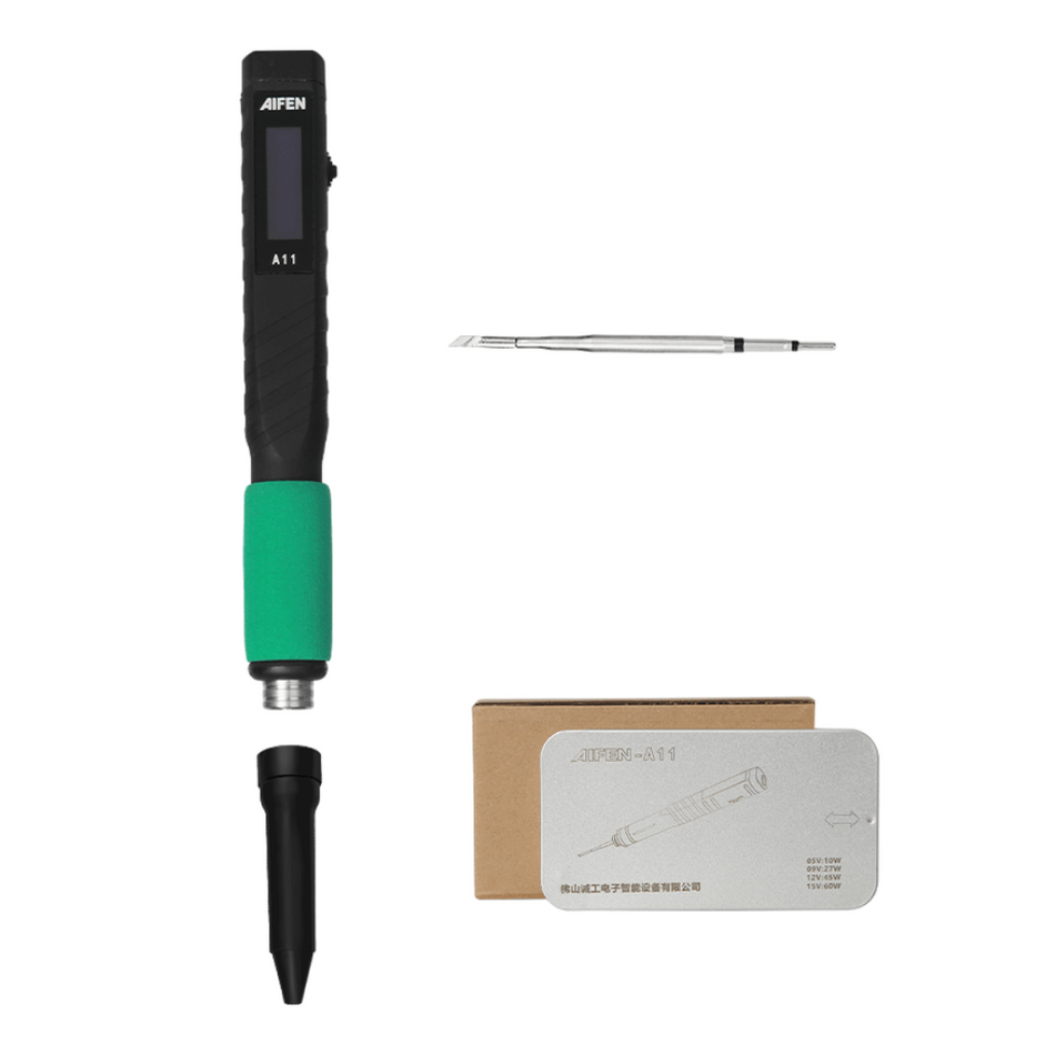 Letcon profesional digital, 75W/20A, cu varf C210 si port USB, Aifen A11