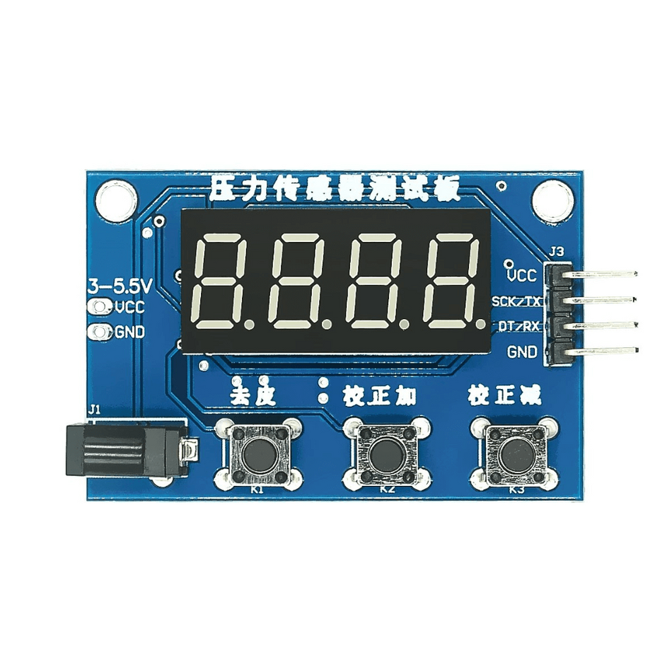 Modul afisare pentru citirea celulei de sarcina, compatibil cu HX711