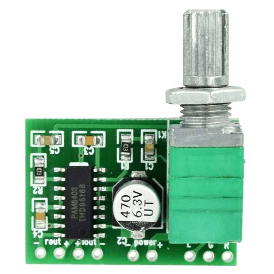 Modul amplificator audio clasa D 2x3W DC 5V PAM8403