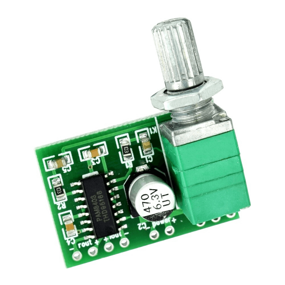 Modul amplificator audio clasa D 2x3W DC 5V PAM8403