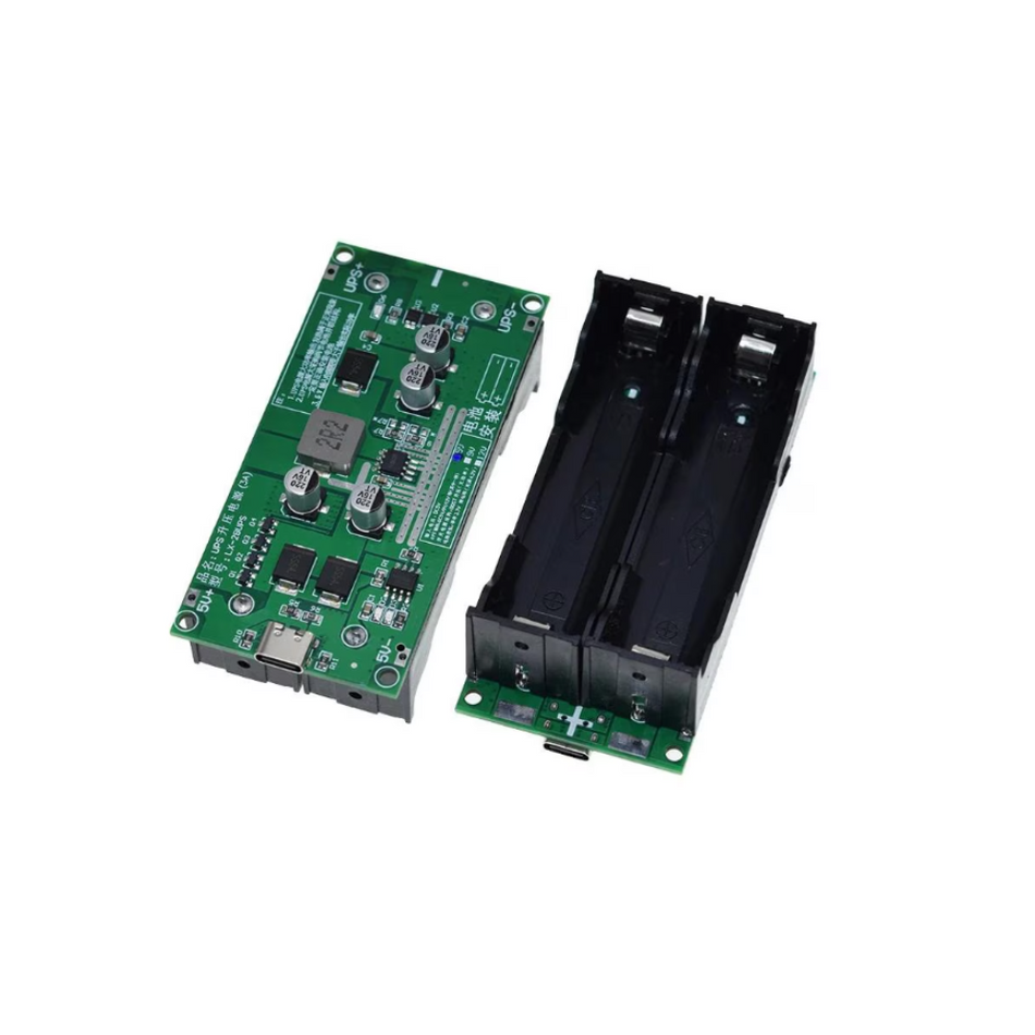 Modul UPS 5V 15W cu suport baterie 18650 si intrare Type-C