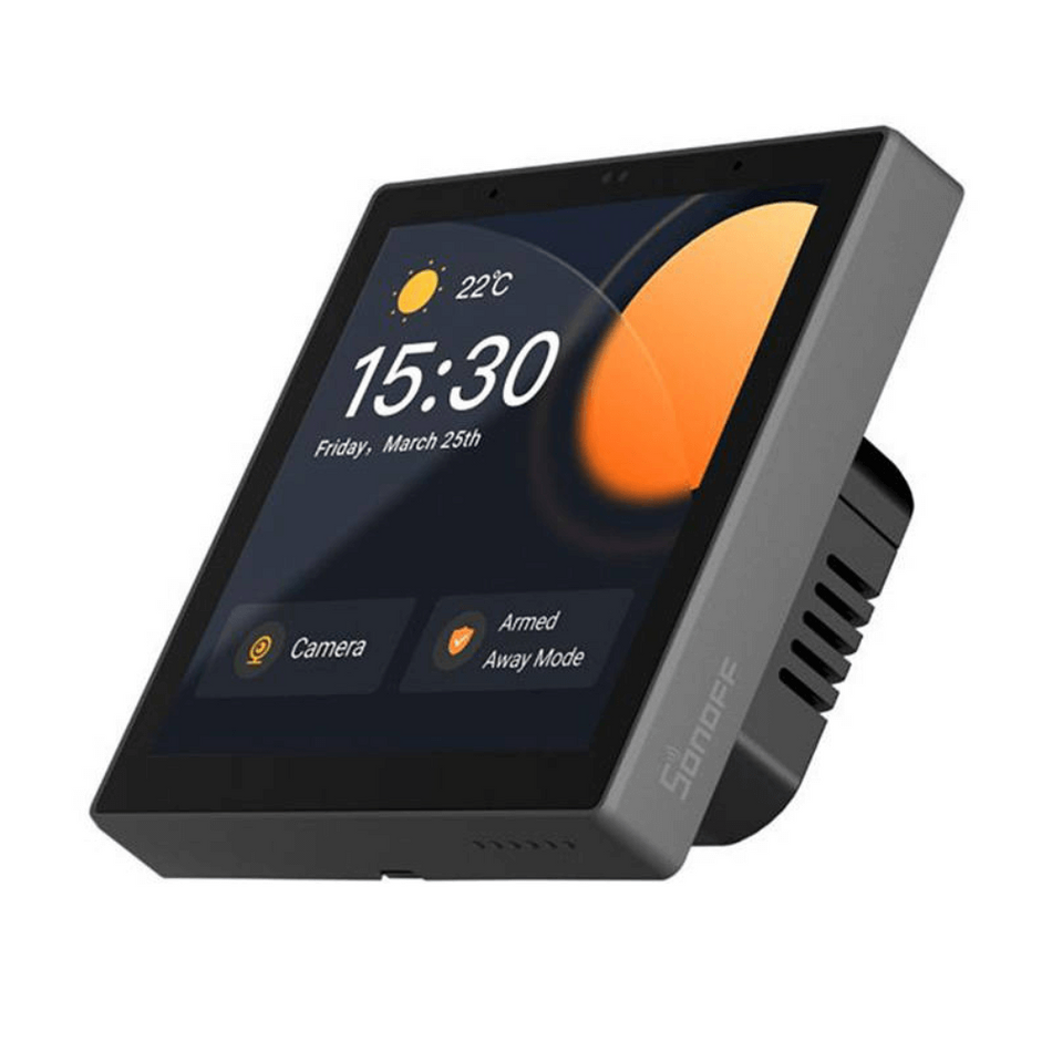 Panou de control Smart cu touch, protocol ZigBee, negru, Sonoff NSPanel Pro