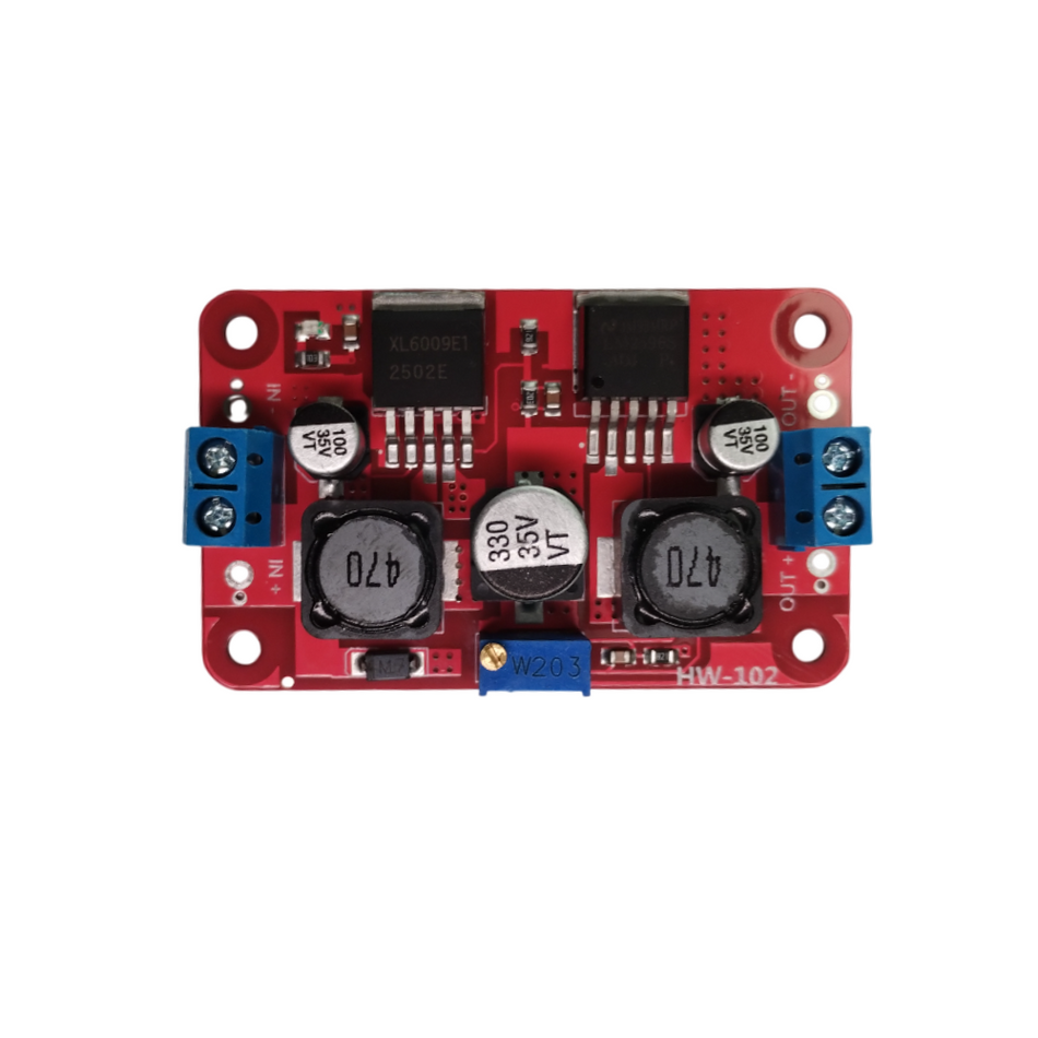 Modul convertor DC-DC cu LM2577S si LM2596 pentru sisteme solare